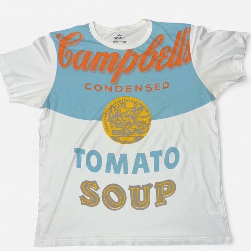 Uniqlo × Andy Warhol SPRZ NY Campbell's
Tomato Soup Can XL T-Shirt‎